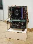 Otwarta obudowa PC - Wood Open PC