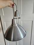Lampa loftowa srebrna ikea lekko porysowana loft metalowa