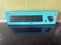 Комплект (клавіатура, миша) бездротовий Logitech MK220 Black