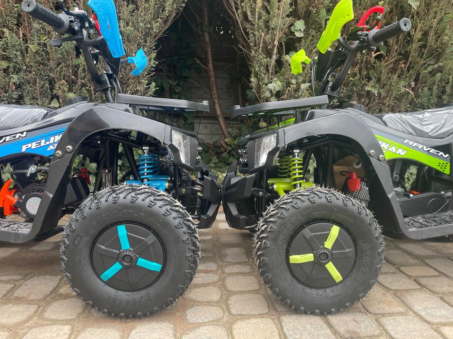 QUAD 50 cc Pelikan Raven M14 Duża Rama XL Rozrusznik Ledy Licznik Raty