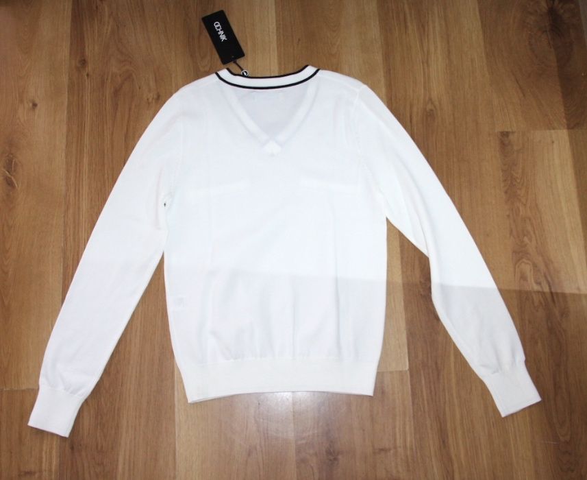 OCHNIK biała bluzka sweter 34 s xs s 36 koszula