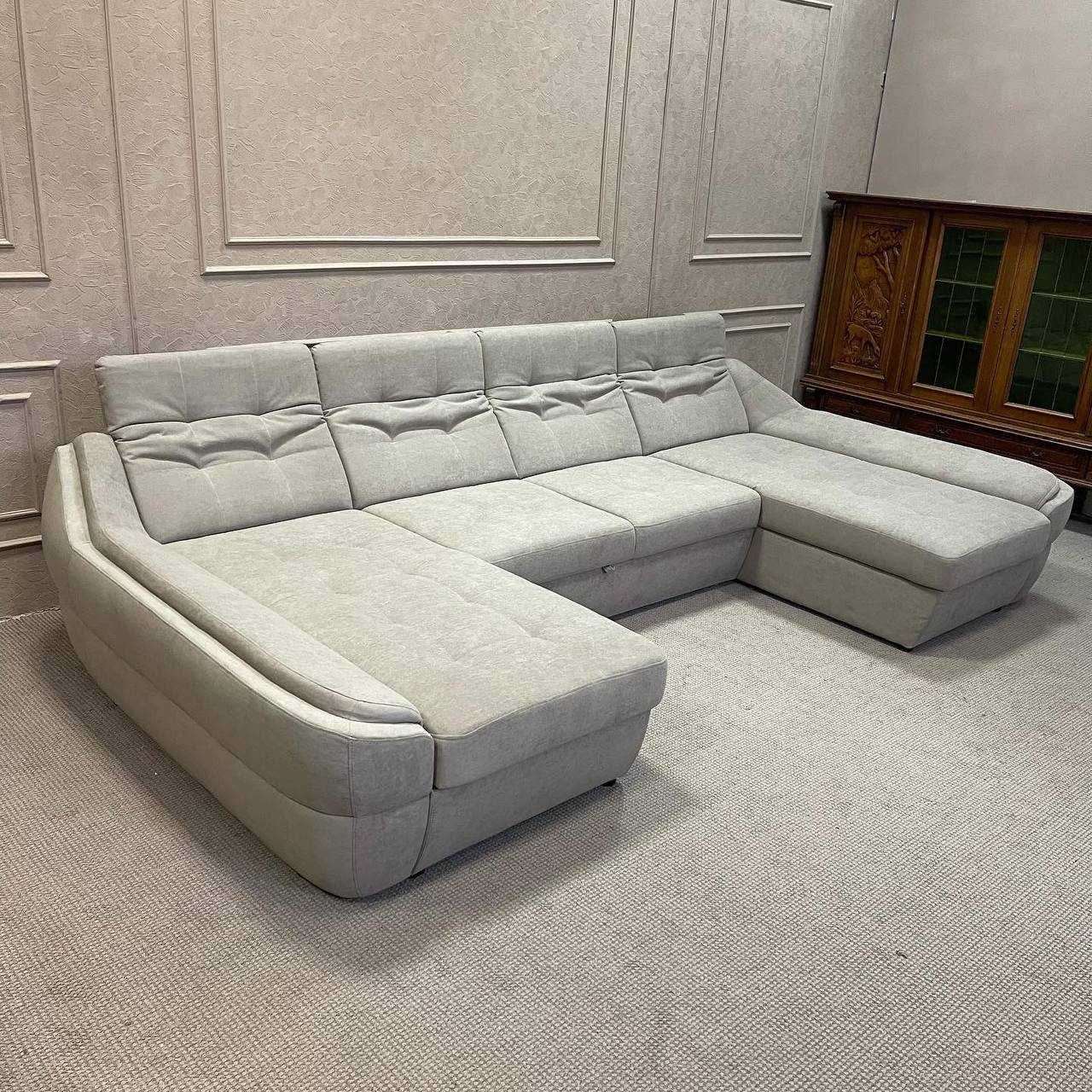 Велюровий новий розкладний диван