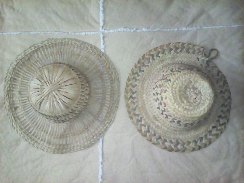 Chapéus de palha para decoração