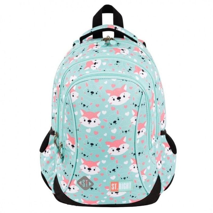 Plecak 3-komorowy BP26 Lovely Foxy ST-MAJEWSKI folia,390x270 mm