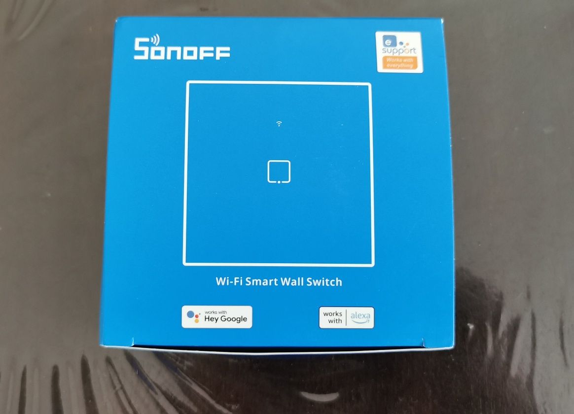 Interruptor Sonoff touch/wifi 1 botão ewelink /google home