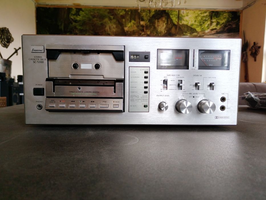 SANSUI SC-5300 2 Head Stereo Tape Deck Vintage 1979 Hi End Refurbished
