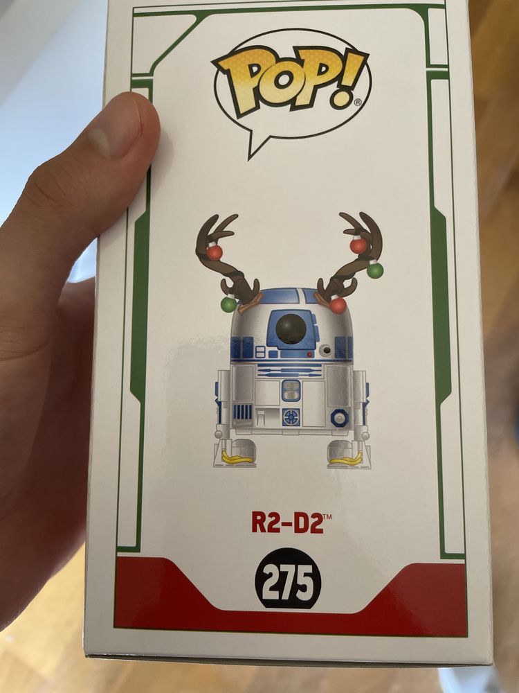 r2d2 funko pop numero 275 NOVO edição limitada de natal!!!