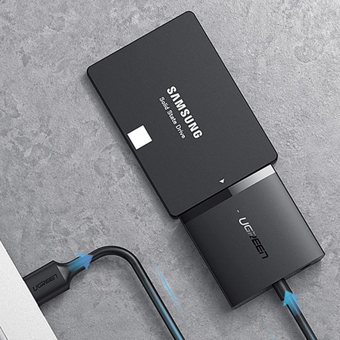 Ugreen adapter USB3.0 do dysku 2.5" / 3.5" SATA czarny