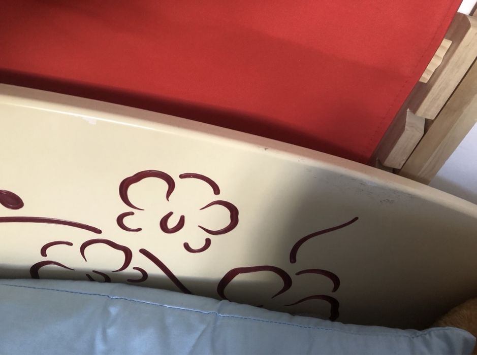 Komplet mebli łóżko szafa komoda