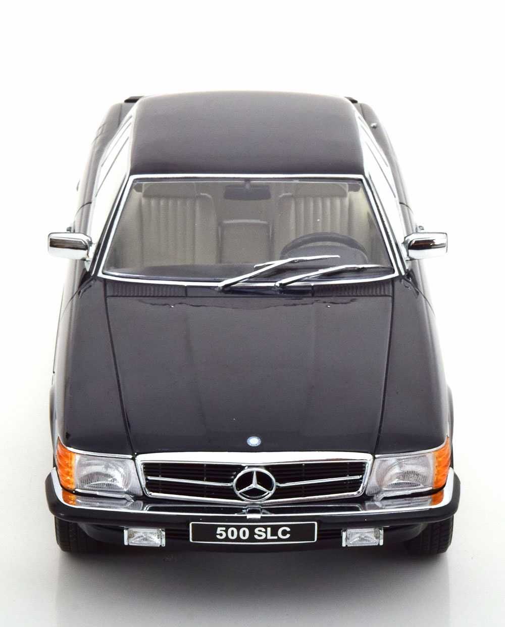 Model 1:18 KK-Scale Mercedes-Benz 500 SLC (C107) 1981 dark blue