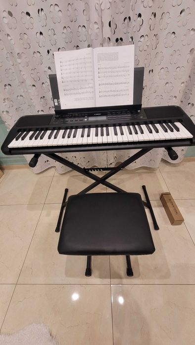Keyboard Yamaha E-383 zestaw na gwarancji