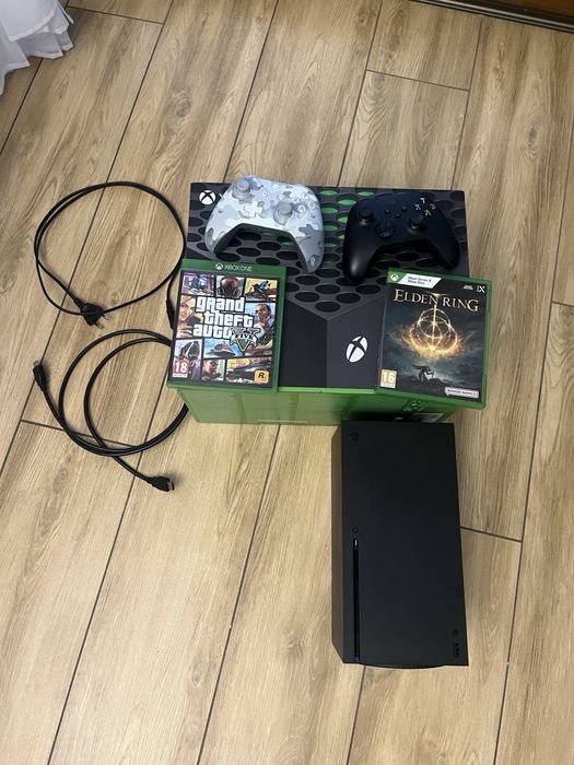 Xbox Series X + pad moro + Elden Ring + GTA V – stan bdb