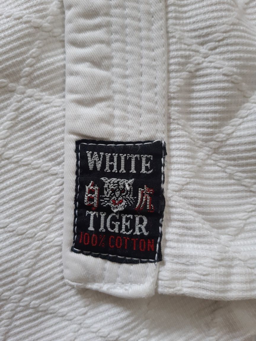 Kimono dziecięce judo karate 140 Sfjam Noris White Tiger