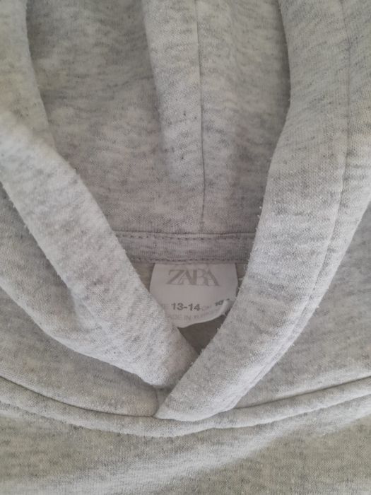 Sweatshirt cinzenta rapaz 13/14 zara kids