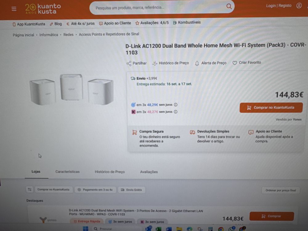 D-Link AC1200 Dual Band - Pack 3