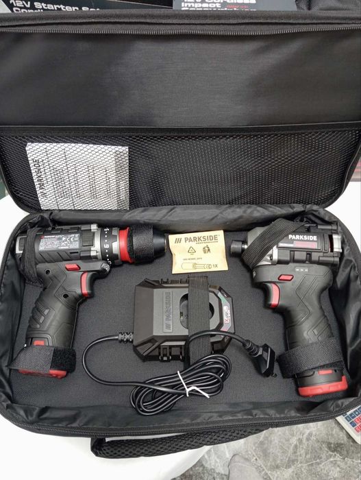 Шуруповер дриль, імпакт Parkside Performance PDSSAP 12, PBSPA 12 паркс