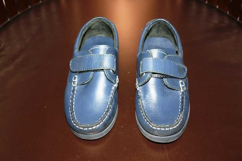 Sapatos azuis com velcro SUIT SHOES T.28