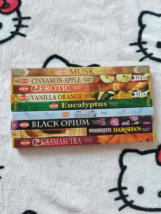 Zestaw kadzideł 9 opakowań