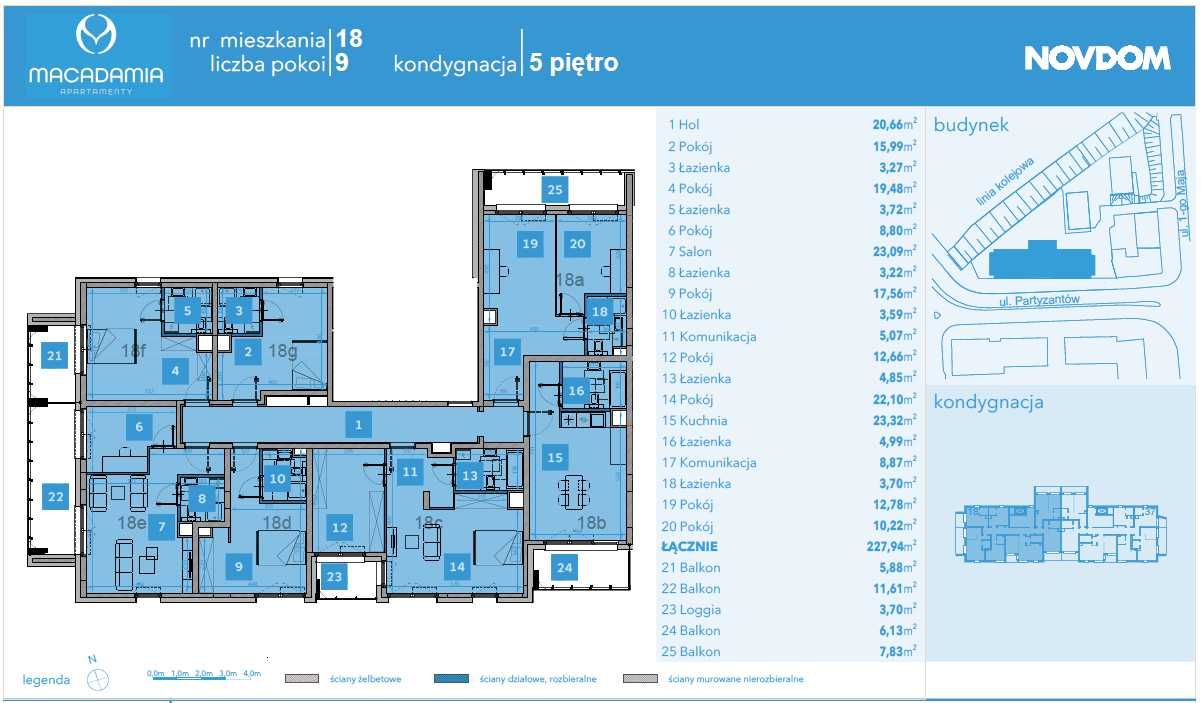 Apartament 227,94 m.kw. w prestiżowej lokalizacji MACADAMIA