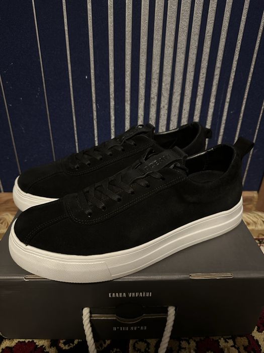 Черные, замшевые кеды Ocean. 45 размер. Идеальное состояние