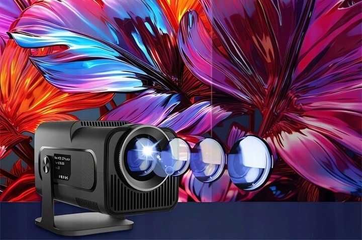 Projektor Rzutnik Android TV Wifi Full HD Przenośny Smart HY320