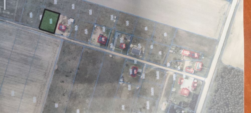 Działka budowlana 1084m2 DOLNIK gm. KRAJENKA