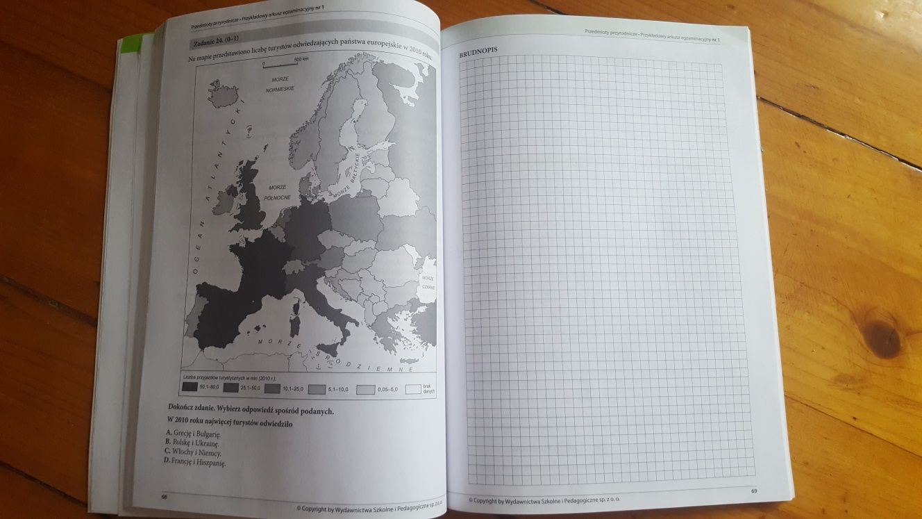 Arkusze i odpowiedzi egzamin gimnazjalny WSIP