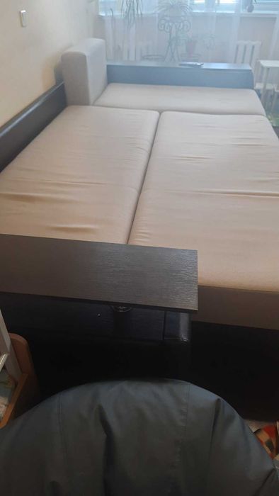 Велике кутове ліжко-диван