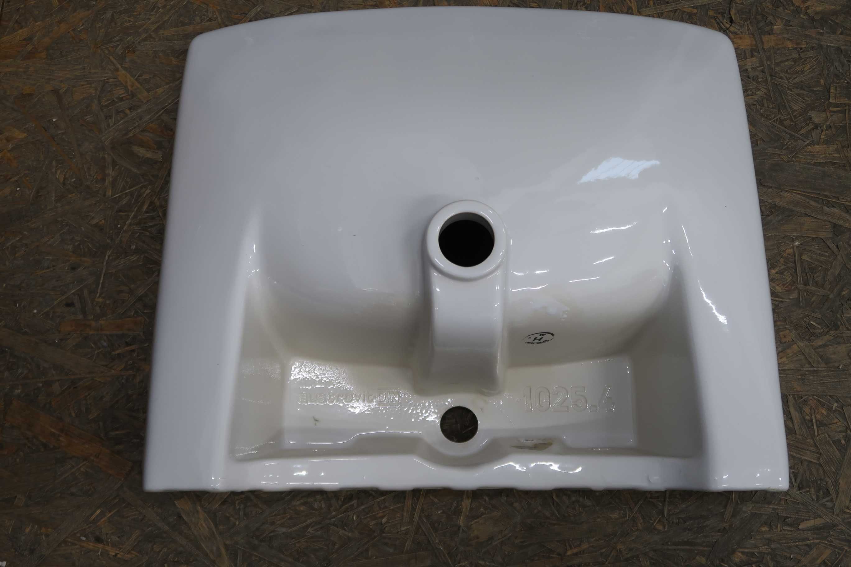 Umywalka łazienkowa Laufen Austrovit duża biała 49x60 cm