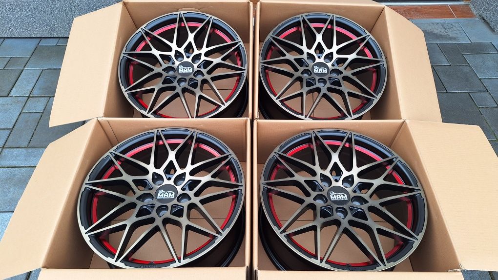 4xNowe Alufelgi 5x120 R18 Bmw 3 5 f10 E46 E90 F30 F25 E60 X1 X3