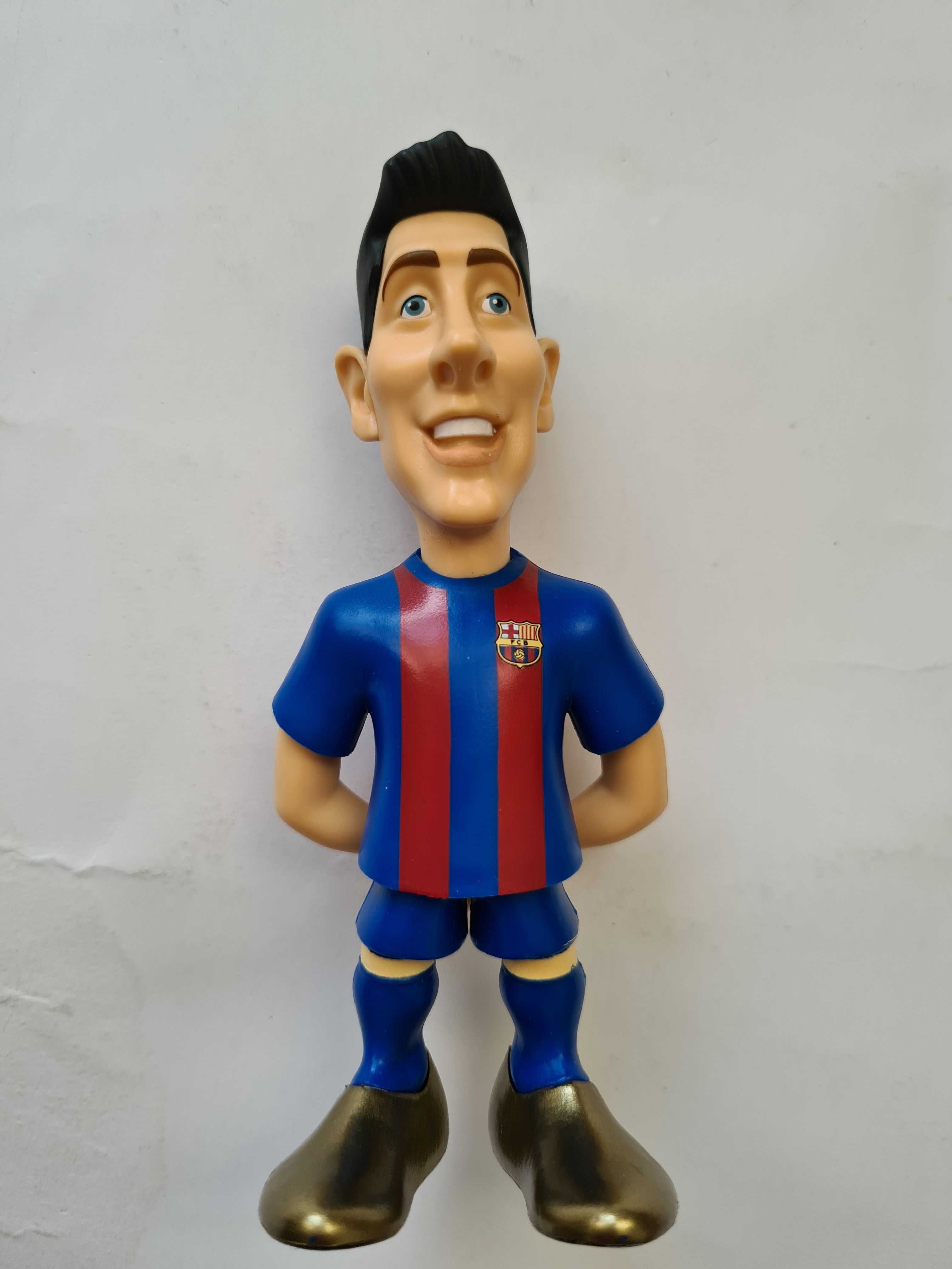 Football Stars: FC Barcelona - Lewandowski PVC Statue Minix oryginał