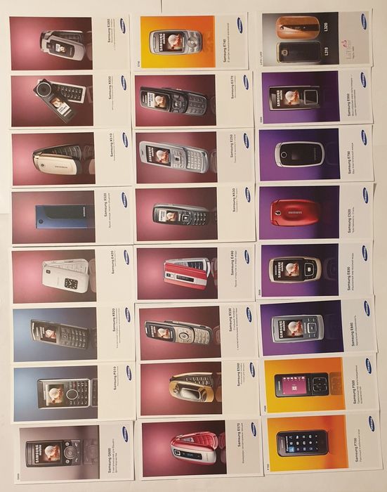 Каталоги буклети телефони смартфони Samsung