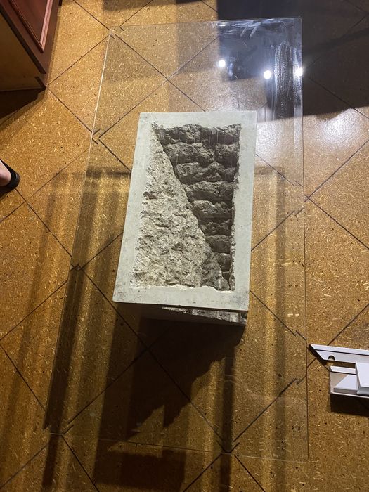 Stolik kawowy z szyba