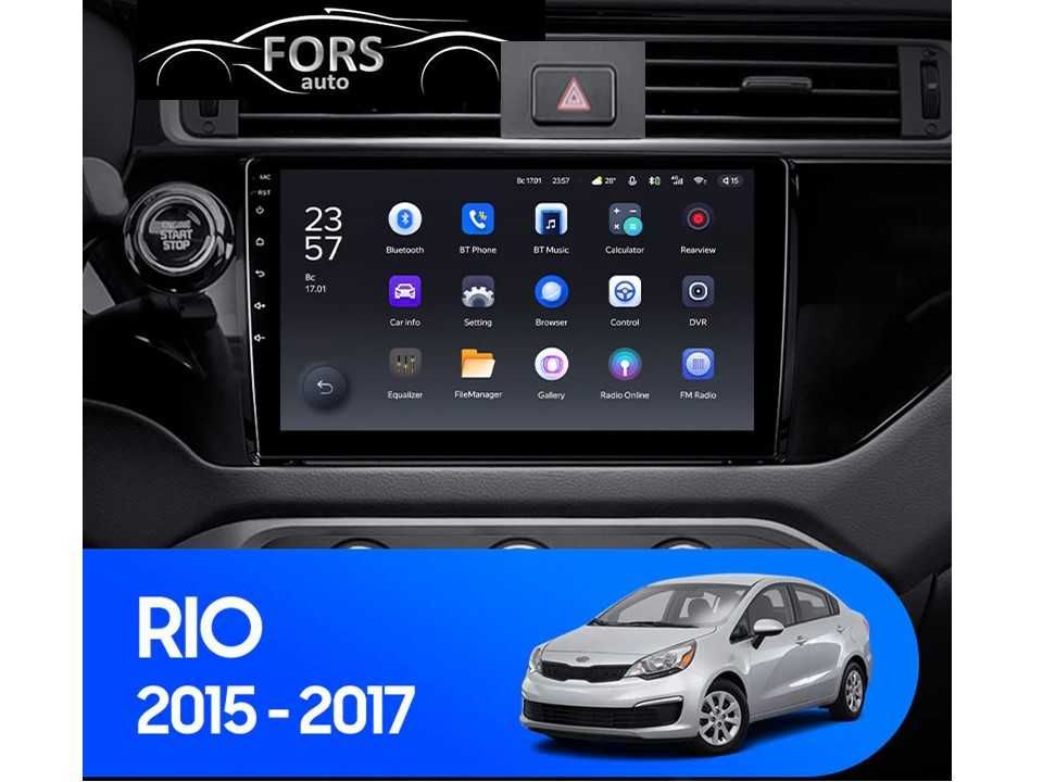 Radio samochodowe Android Kia K3 RIO (z otworem SRS, LHD, UV) 2015-17