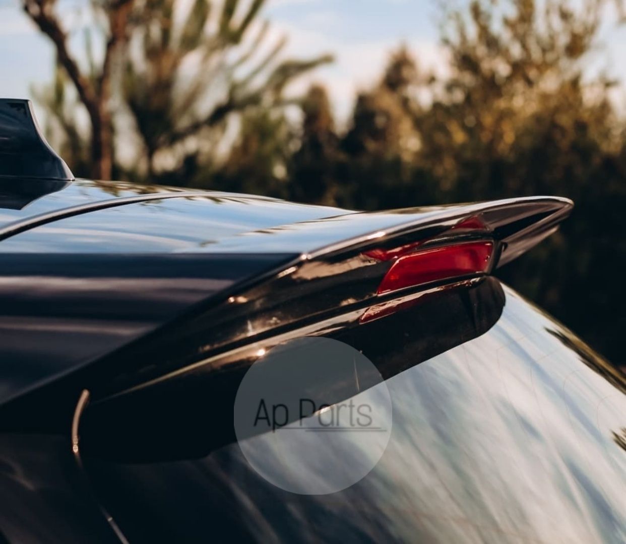 BMW F20 F21 Aileron Spoiler Mala Mperformance Preto Brilhante