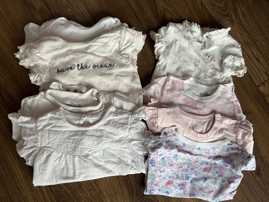 Body krótki rękaw dziewczynka 80 pepco