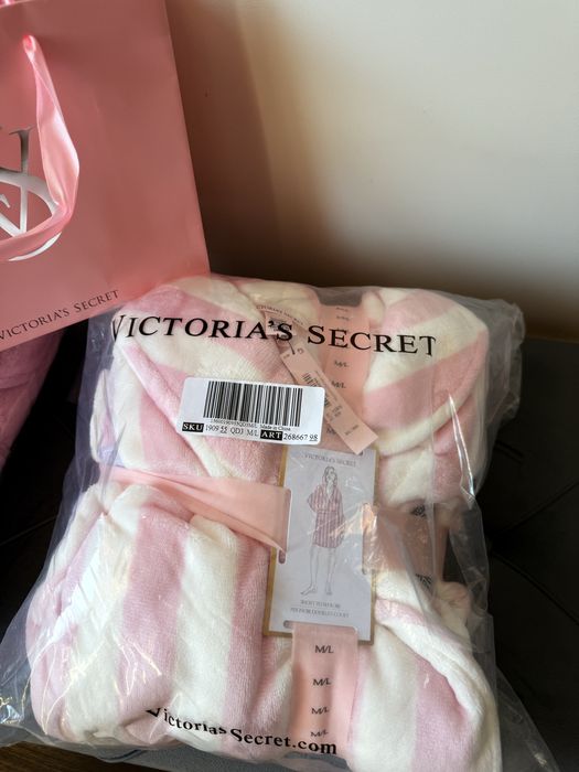 Теплі халати Вікторія сікрет новинки , плюшевий халат Victorias Secret