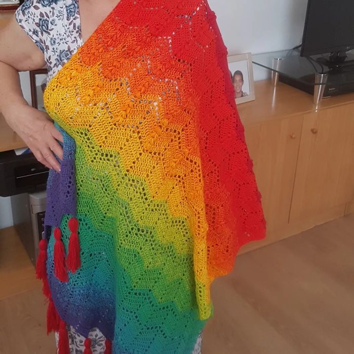 Écharpe Rainbow.