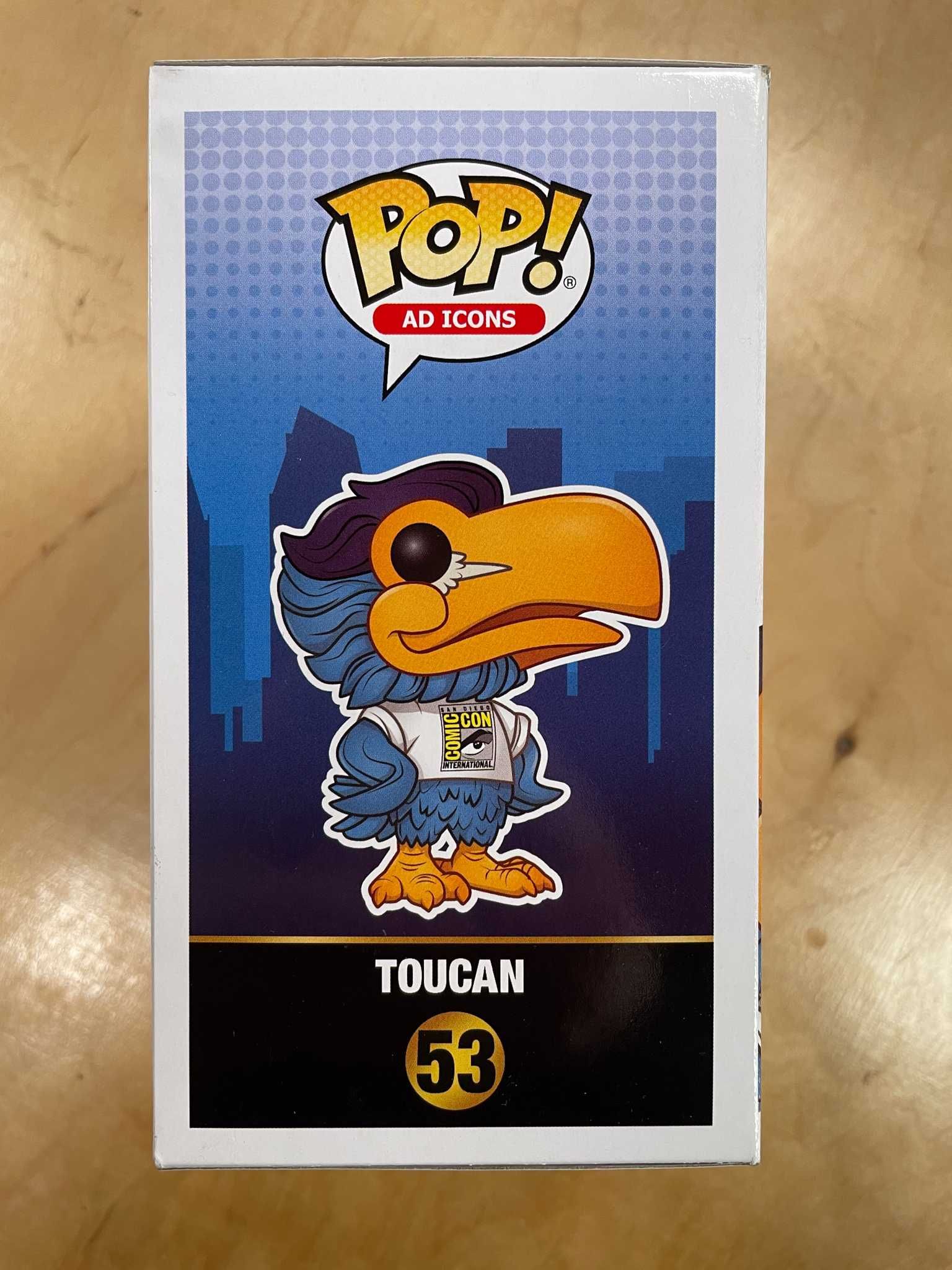 Funko pop Toucan 53 SDCC Limited Edition z protektorem