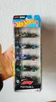 Hw Set de 5 carros fórmula 1