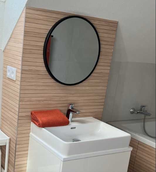 Nowe Lustro Okrągłe w Metalowej Ramie 50Cm i 60cm Ścienne Wiszące Loft