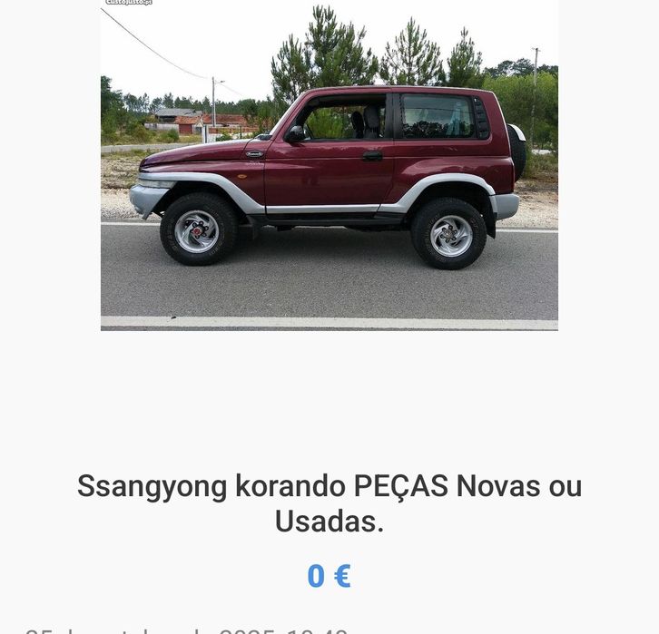 Piscas frontais grandes novos ( ssangyong Korando kj)