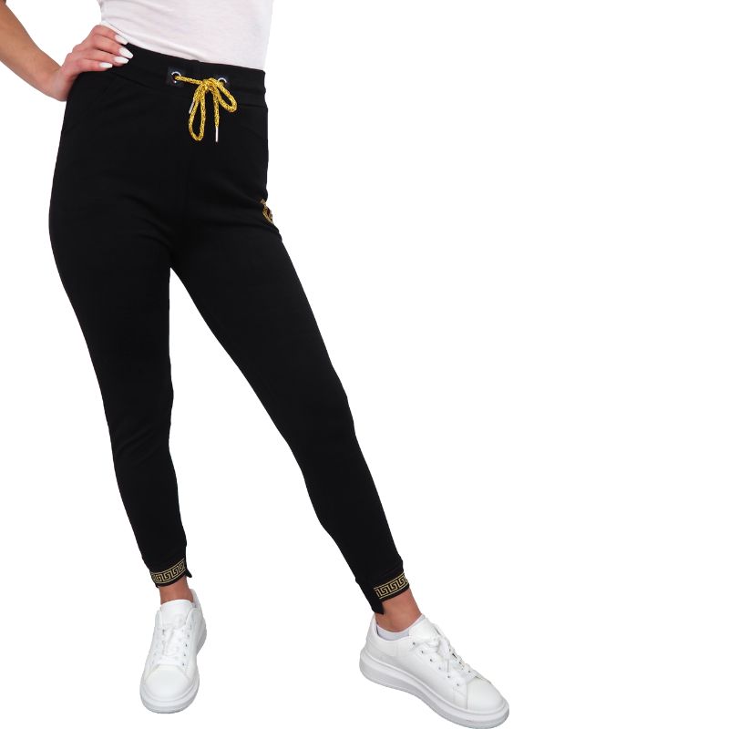Spodnie dresowe damskie 1 szt. czarny S/M