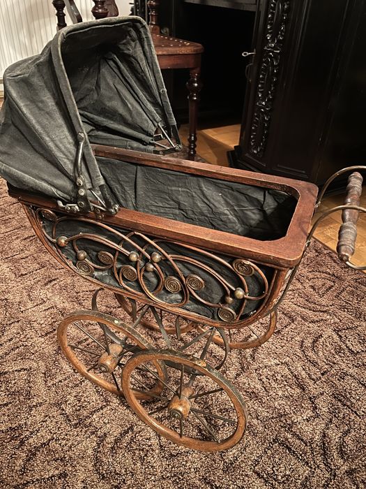 wózek dla lalek antyk
