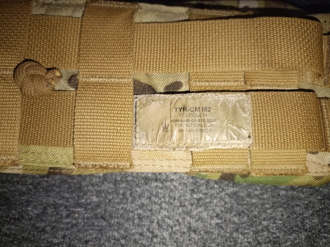 Tyr Tactical radio 152 pouch multicam SOF PRC harris