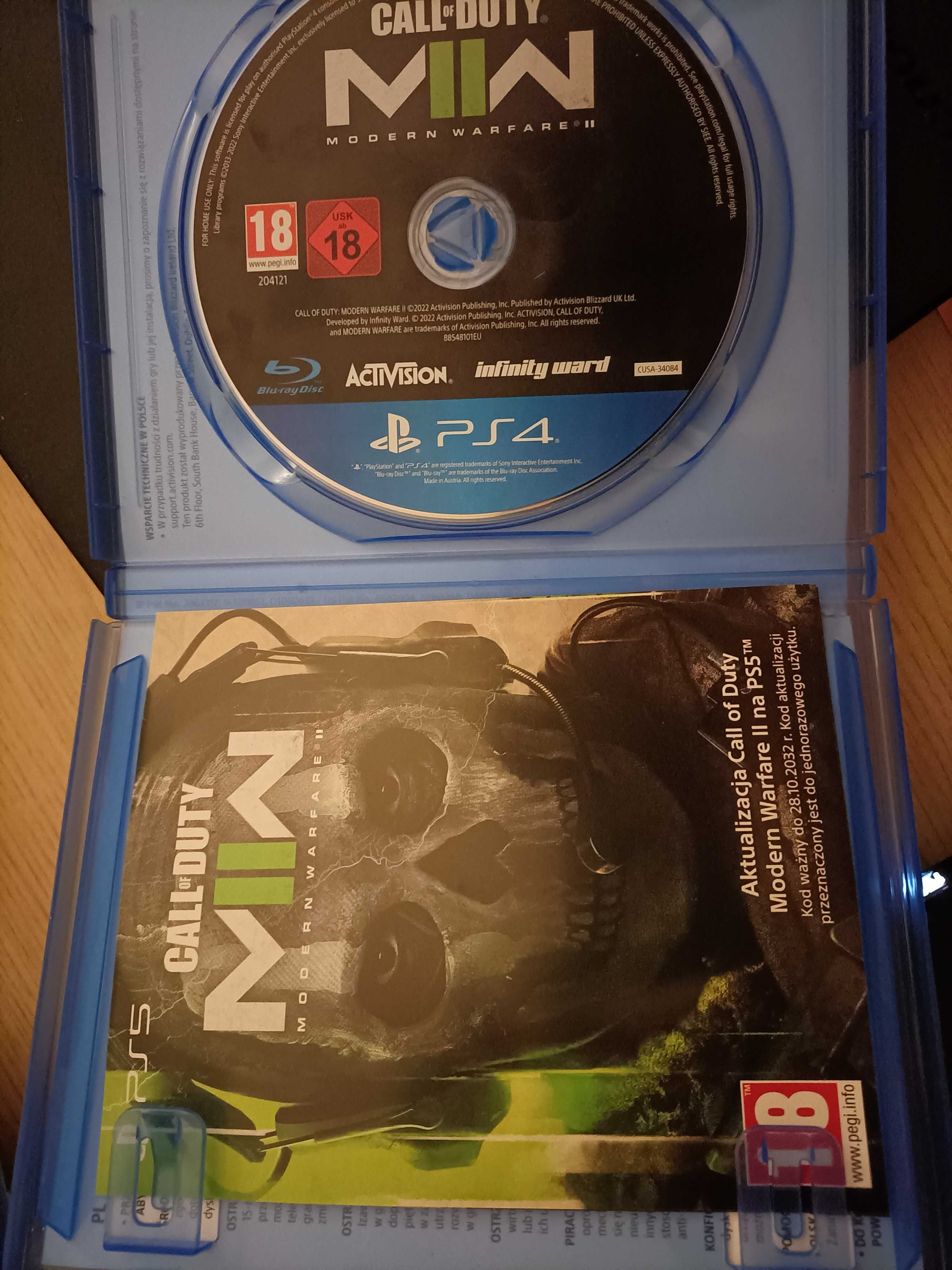 Gry na konsolę ps4 Dziedzictwo Hogwartu Call of Duty Mdern W. 2