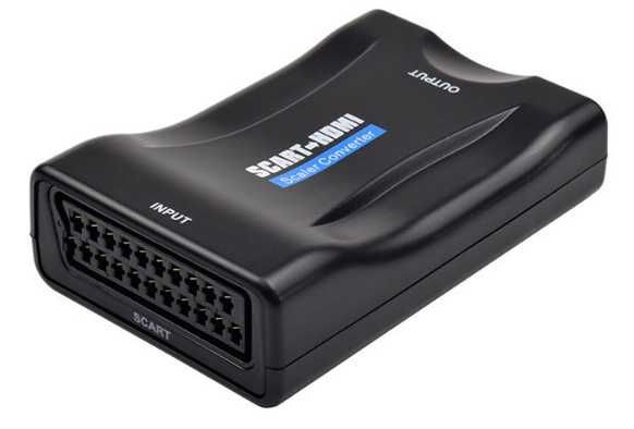 Конвертер видео  SCART на HDMI 1080p/720p с блоком питания