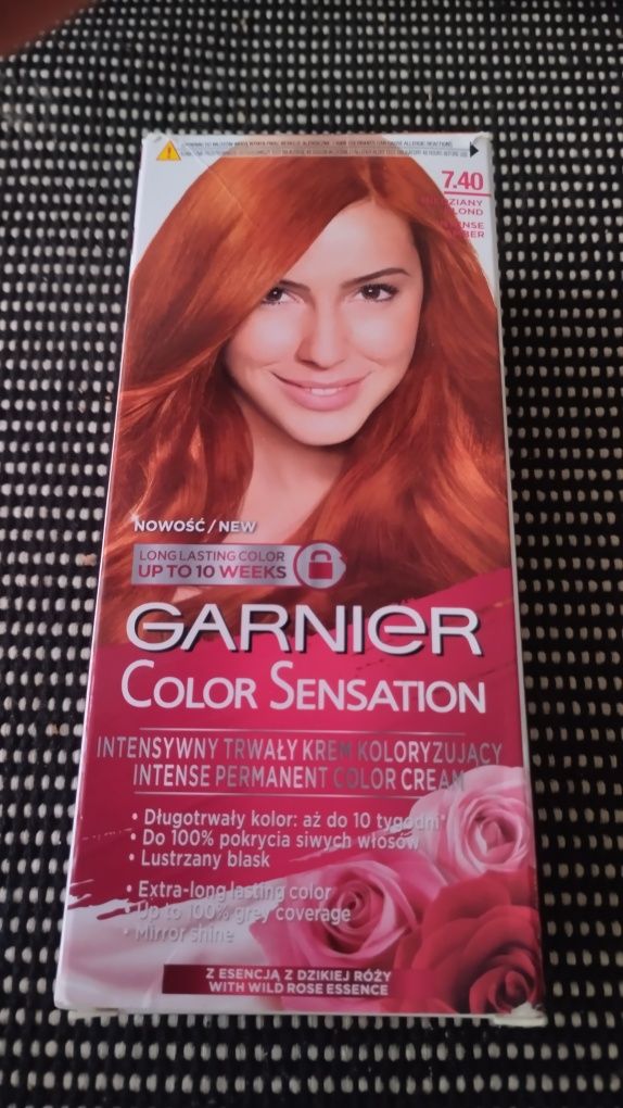 Garnier color Sensation 7.40 Miedziany Blond