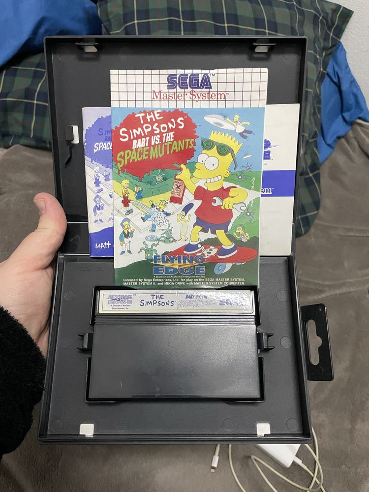 Sega Master System The Simpsons Bart Vs The Space Mutants