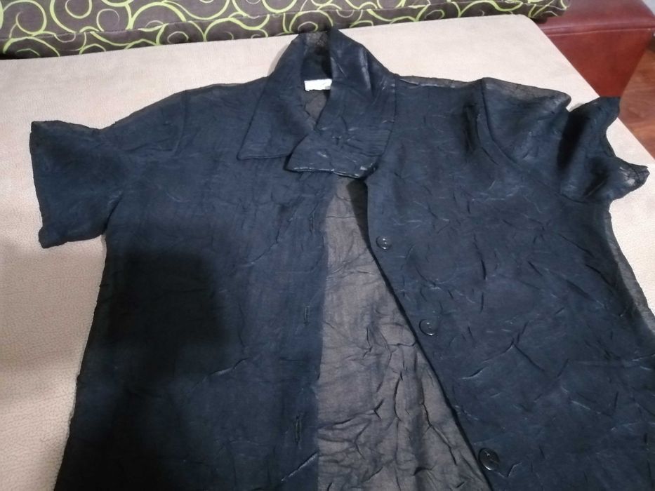 blusa seda drapeada em brilho, lindíssima